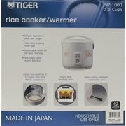 Tiger 5.5 Cup Floral White Rice Cooker & Warmer