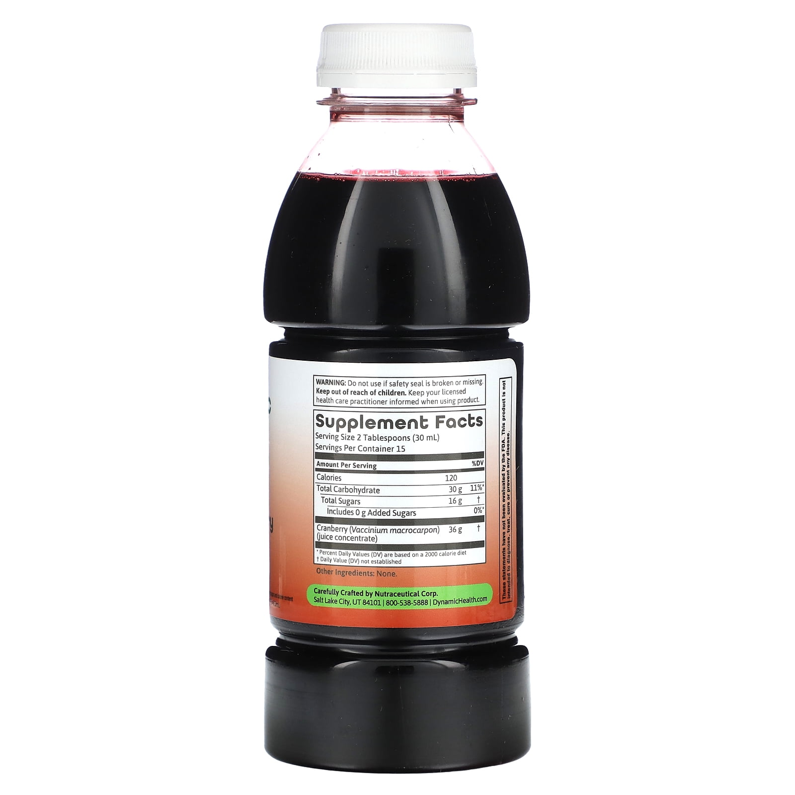 Dynamic Health Cranberry Juice Concentrate, 16 oz