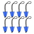 thumbnail image 1 of 8 Piezas Universal Goma Kayak Imbornal Tapón con Cordones Azul, 1 of 1