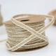 thumbnail image 4 of Cordón de yute natural vintage de 5 m para envolver regalos, lazos, manualidades, cuerda de yute, arpillera, suministros de decoración para fiestas y bodas, 4 of 5