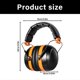thumbnail image 3 of Hearing Protections Earmuffs Sound Proof Ear Protections Noise Cancelling Headphone Adjustable Noise Reduction Ear Muffs, 3 of 4