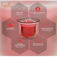 thumbnail image 2 of Hyoola, 12 Hour Clear Cup - Apple Cinnamon - Scented Votive Candles - Red (4 Pack), 2 of 5