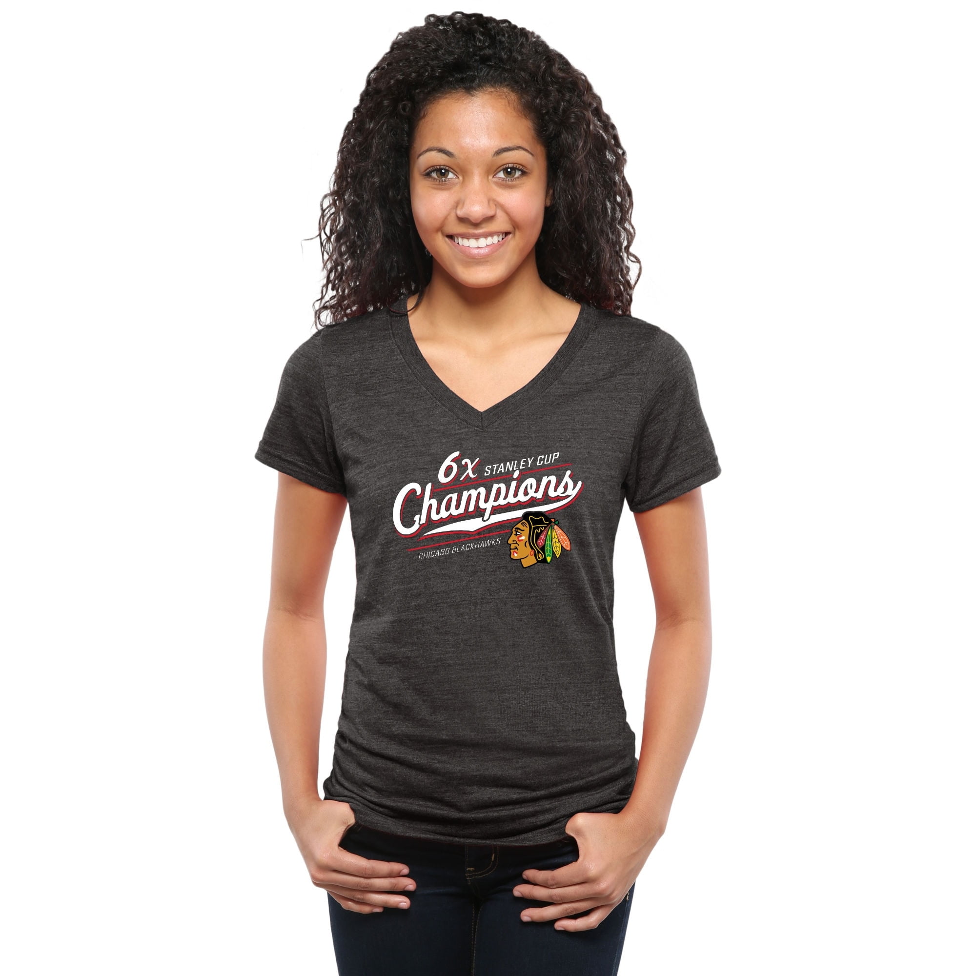 Blackhawks shirt women Clearance