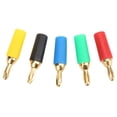 thumbnail image 4 of Conector banana, juego de 2 conectores banana de 2,5 mm/0,1 pulg. Conector banana recto Conector banana Innovación moderna, 4 of 8