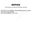 thumbnail image 2 of Transit Auto Front Rear Disc Brake Caliper Coated Rotors and Semi-Metallic Pads Kit (10Pc) for Car Lexus RX350 RX450h KCG-101087P, 2 of 11