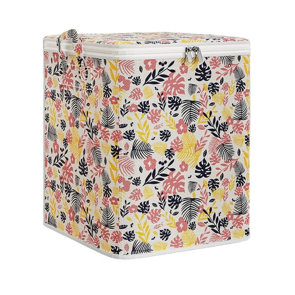 Oggfader Heavy Duty 50 Gallon Fabric Storage Bag with Reinforced Handles, Double Zipper - Waterproof, Collapsible for Moving, College Dorm, Christmas Storage