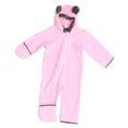 thumbnail image 1 of Just Love Fleece Baby Girl Bunting Pram Snowsuit (Light Pink / Charcoal, 18 Months), 1 of 1