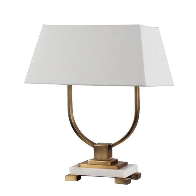 Metal Double Bulb Desk Lamp 44 Gold, Baiter Table Lamp