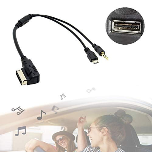 HAIN@MDI AMI MMI Convert 3.5mm JACK AUX Adapter Micro USB Adapter for ...