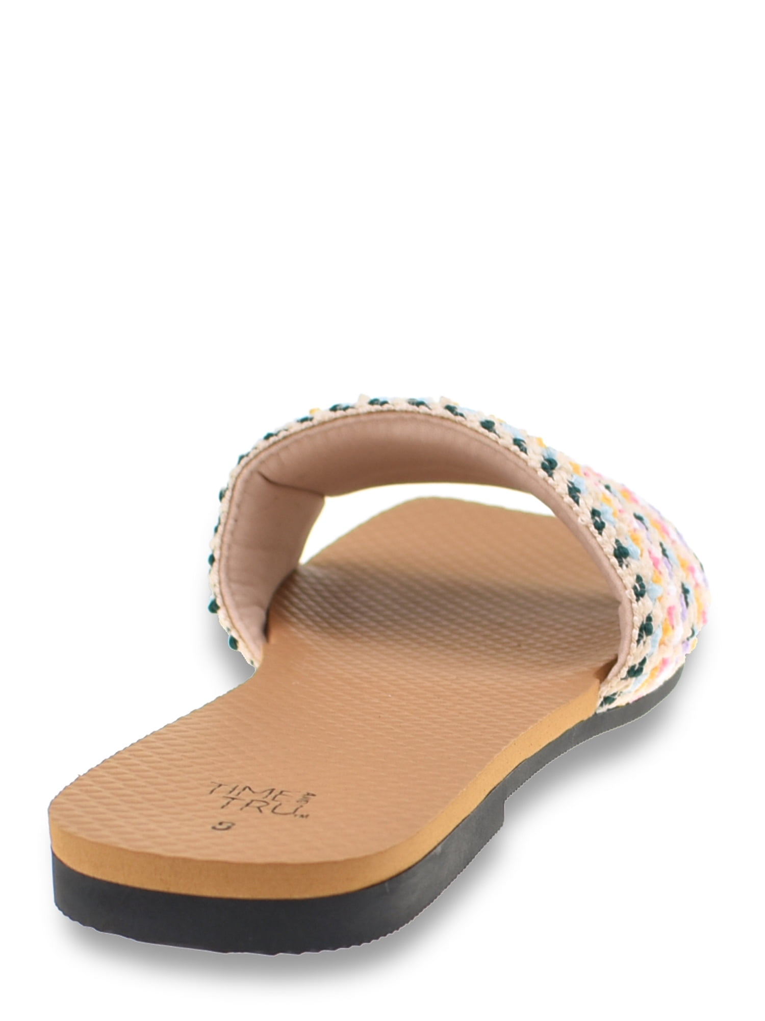 Time and Tru Women's Woven Slide Sandal