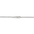 thumbnail image 3 of 925 Sterling Silver Solid High Polished 1.40mm Plain Box Chain w/ Lobster Clasp - 22", 3 of 5