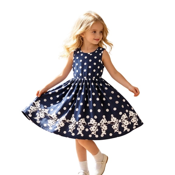 Girls Sleeveless Tank Dress,Cute Summer Outfits for Girls