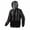 A_ Black, variant on Men's Adjustable Drawstring Hem Packable Quick Dry Hooded Windbreaker, Casual Jacket, Travel Hiking Daily Outdoor Portable Wear Light Blue XXL