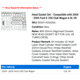 thumbnail image 2 of Head Gasket Set - Compatible with 2004 - 2005 Ford E-350 Club Wagon 6.0L V8, 2 of 2