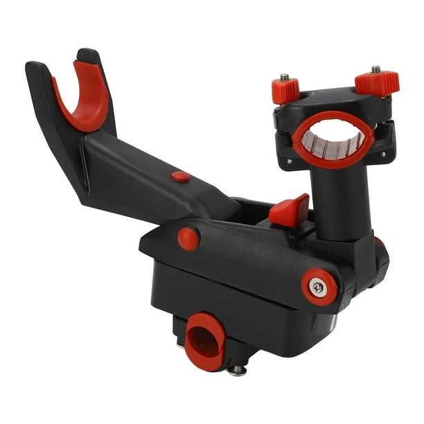 Soporte para cañas de barcos de pesca Rotación de 360° Soporte para caña ajustable, portátil y ligero para yates, cubiertas de barcos Dispositivo de abrazadera grande: 2‑5 cm/0,79‑1,97 pulgadas Grosor de la varilla: 2-5 cm/0,79‑1,97 pulgadas Jadeshay A