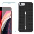thumbnail image 1 of Slim-Fit Fashion Gel Phone Case for iPhone SE 2022, with Tempered Glass Screen Protector, by OneToughShield ® - Arrow, 1 of 3