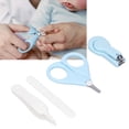 thumbnail image 4 of Kit De Uñas Para Bebés, Caja De Almacenamiento A Prueba De Polvo Juego De Limas De Uñas Para Bebés De Acero Inoxidable Pinzas Redondas Cuidado Seguro 4 Piezas Para El Hogar ANGGREK  AC6900, 4 of 8