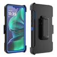 thumbnail image 3 of Hisdou For Motorola Moto G Stylus 5G 2025 Holster Case,[3 in 1] Heavy Duty Case With Built in Screen Protector Belt Clip Shockproof Kickstand Shell Cover For Moto G Stylus 5G 6.7"|Blue, 3 of 7