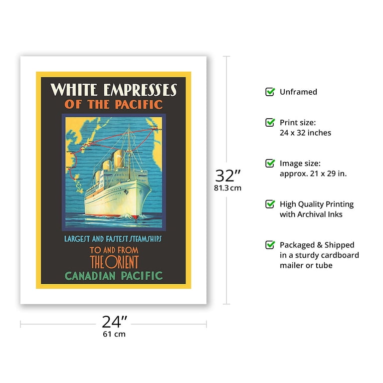 White Empress of the Pacific - To And From The Orient - Canadian