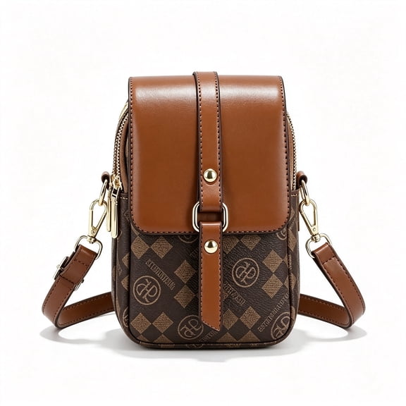 Women's Cell Phone Purse Crossbody Bag, Small Phone Shoulder Bag with Multiple Compartments for Casual Everyday Use