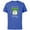Royal Heather, variant on Star Wars Grogu Mandalorian Keeping It Cute on My Birthday - Short Sleeve Cotton T-Shirt for Adults - Customized-Athletic Heather