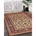 thumbnail image 2 of Ahgly Company Indoor Square Traditional Saffron Red Persian Area Rugs, 5' Square, 2 of 6