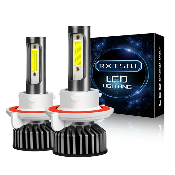 RXTSQI H13 9008 LED Headlight Bulbs Hi/Lo Beam 6000K for GMC Yukon XL 2007-2008 2Pcs F2
