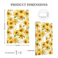 thumbnail image 3 of Fotbe Artistic Marble Pattern Sunflower Print Duplex Receptacle Wall Plate, 1-Gang 5.0" x3.0" Wall Outlet Covers, Dual Outlet Faceplates Covers, Color-matched Screws Included-Style T, 3 of 6