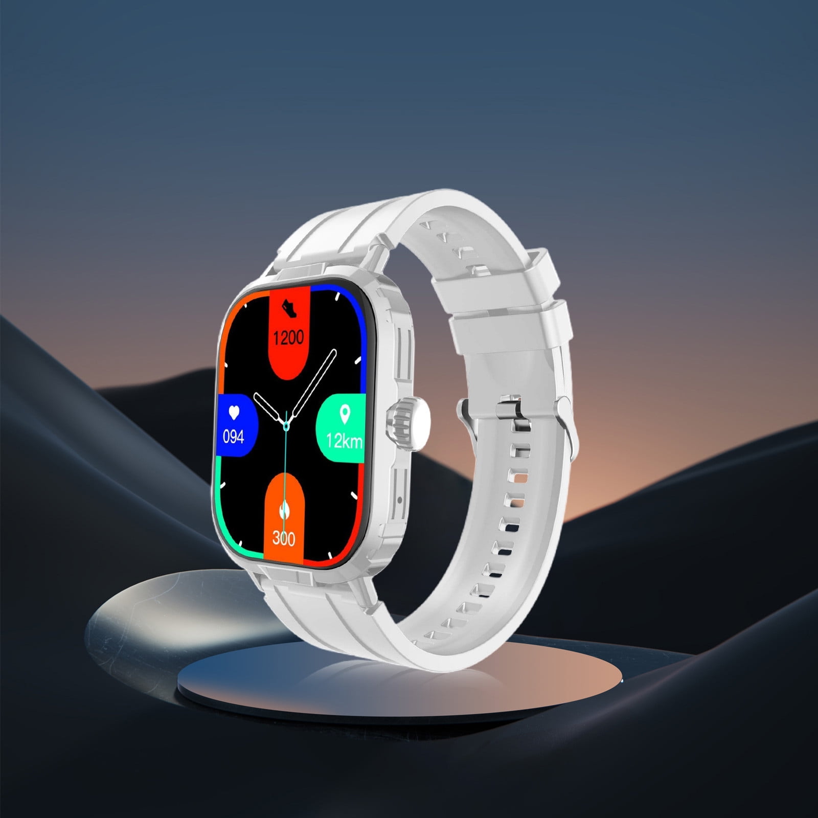 Blukids Smart Watch for Men Women,1.97" HD Screen,Answer/Make Call,IP68 Waterproof,Pedometer,Heart Rate Sleep Monitor,Outdoor Fitness Tracker,Smart Watch for Android iOS,Outdoor Sports Watch
