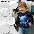 thumbnail image 7 of Garronmavis Blue Axolotl Long Sleeve Sweatshirt Warm Pullover Drop Shoulder Sweater 8T Lightweight Pullover Crewneck Long Sleeve Shirt Breathable Toddler Girl Clothes for Cooler Days, 7 of 7