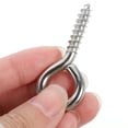 thumbnail image 4 of 10pcs Screw Eye Pins Metal Eye Hooks Diy Crafts Eye Hooks Cable Fixing Hooks, 4 of 8