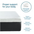 thumbnail image 6 of Cool Gel 12" Queen Medium Tight Top Gel Memory Foam Mattress, Grey, 6 of 10