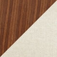 thumbnail image 7 of Fabrico Mid-Century Modern Counter Stool in Walnut and Cream Fabric by LumiSource - Set of 2, 7 of 7