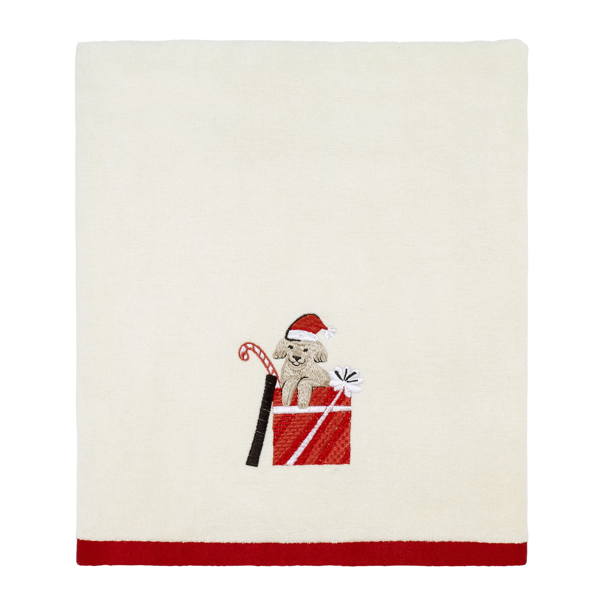 Holiday Dogs Bath Towel