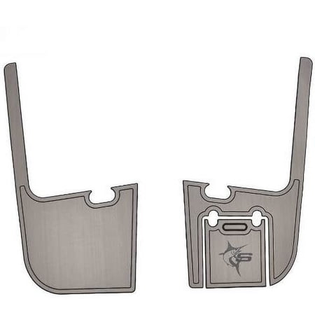 Striper Boat Non-Skid Mats | 230 WA Swim Platform Gray Black (3PC)