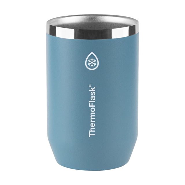 ThermoFlask Enfriador de latas estándar - Taza enfriadora de latas aislada 2 en 1 - Enfriador de latas de acero inoxidable duradero con base antideslizante - Enfriador de latas de bebidas apto para la