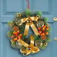 thumbnail image 1 of Guirnalda de adornos para árboles de Navidad FLhrweasw corona de bayas rojas Nuevo, 1 of 7