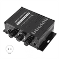 thumbnail image 6 of -270 HIFI Amplifier 2.0 Channel Home Amp Bass & Treble Adjustment Stereo Audio Home Cinema Sound System DC12V US Plug, 6 of 6