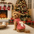 thumbnail image 5 of KOYPTL Dog Christmas Dress with Santa Claus Pattern,Christmas Costumes Pet Dress Puppy Clothes with Bowtie Outfit for Small Dogs Cats Puppy Christmas Stocking Stuffers Holiday Birthday Gift, 5 of 6