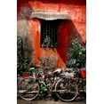 thumbnail image 2 of Copeland, Gill 13x18 White Modern Wood Framed Museum Art Print Titled - Indian Bicycle, 2 of 4