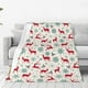 thumbnail image 1 of Balery Vintage Christmas Reindeer Manta de Felpa Suave y Acogedora – Cobija de Franela Aterciopelada para Cama, Lavable y Cálida para Sofá, Mascotas, Transpirable-50"x40", 1 of 7