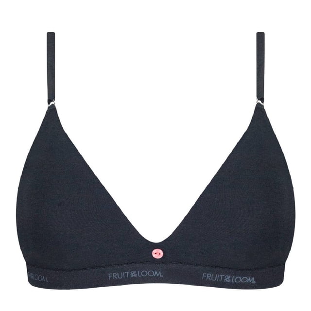 Brasier Fruit Of The Loom sin Varilla NegroTalla 34C