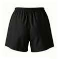 thumbnail image 6 of YanHoo Cotton Linen Shorts for Women Vintage Elastic Waist Loose Short Pants Casual Beach Vacation Shorts with Pockets, 6 of 8