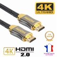 thumbnail image 1 of HDMI 2.0 Cable 4K 2M, High Speed 60HZ 18Gbps Nylon Compatible with PS5, PS3, PS4, PC, Projector, 4K UHD TV/HDTV, Xbox, 1 of 4