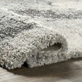 thumbnail image 5 of nuLOOM Sidonie Abstract Clouds Shag Area Rug, 6' x 6', Square, Sidonie Light Grey, 5 of 9