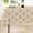 Khaki, variant on Moroccan Polyester Tablecloth for Rectangle Tables, Waterproof Satin Resistant Washable Dining Table Protector for Holiday, Party, Rust, 60 x 84 Inch