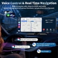 thumbnail image 4 of 11.5-Inch Wireless Carplay Screen for Car, Largest Car Stereo with 4K Dash Cam & 1080P Backup Camera, Android Auto, GPS Navigation, Voice Control, Bluetooth, Mirror Link, FM, 4 of 8
