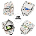 thumbnail image 5 of FORMRS Mini Backpack Purse for Women Travel Daypack Casual Shoulder Bag, Red Easter Eggs, 5 of 7