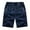 Dark Blue, variant on PMUYBHF Male Mens Cargo Shorts Size 42 Elastic Waist Mens Spring and Summer Street Leisure Sports Multi Pocket Drawstring Stretch Waist Color Cargo Shorts