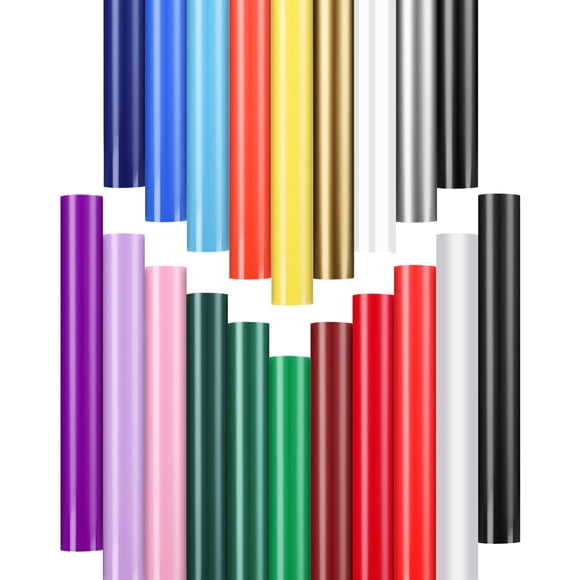 Láminas de vinilo Sooez Permanent, paquete de 20 para máquina Cricut